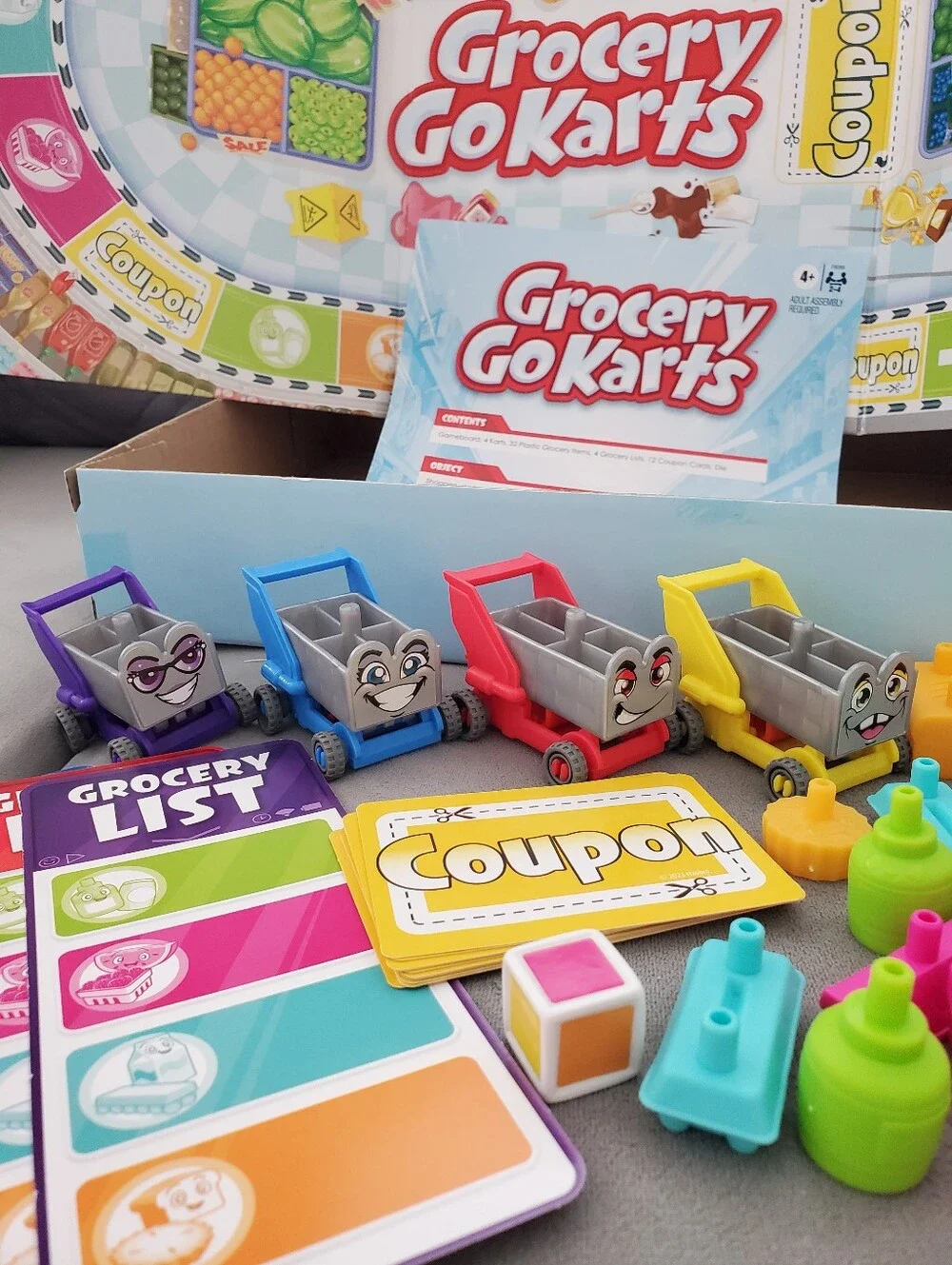 Hasbro Grocery Go Karts game